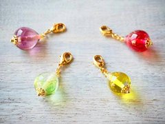 オリジナル・ボトルマーカー【Glass Craft 六根】 即納可 贈り物に♪お酒と一緒に送れます。ネコポスOK♪アクセサリーにも使えます♪